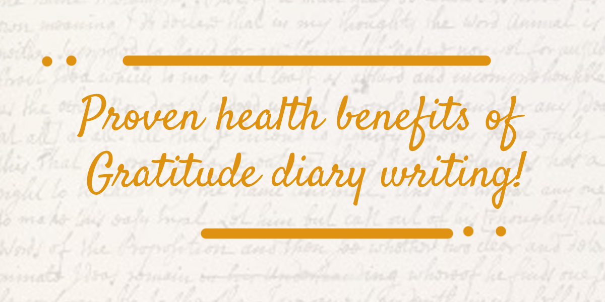 health benefits of gratitude diary writing