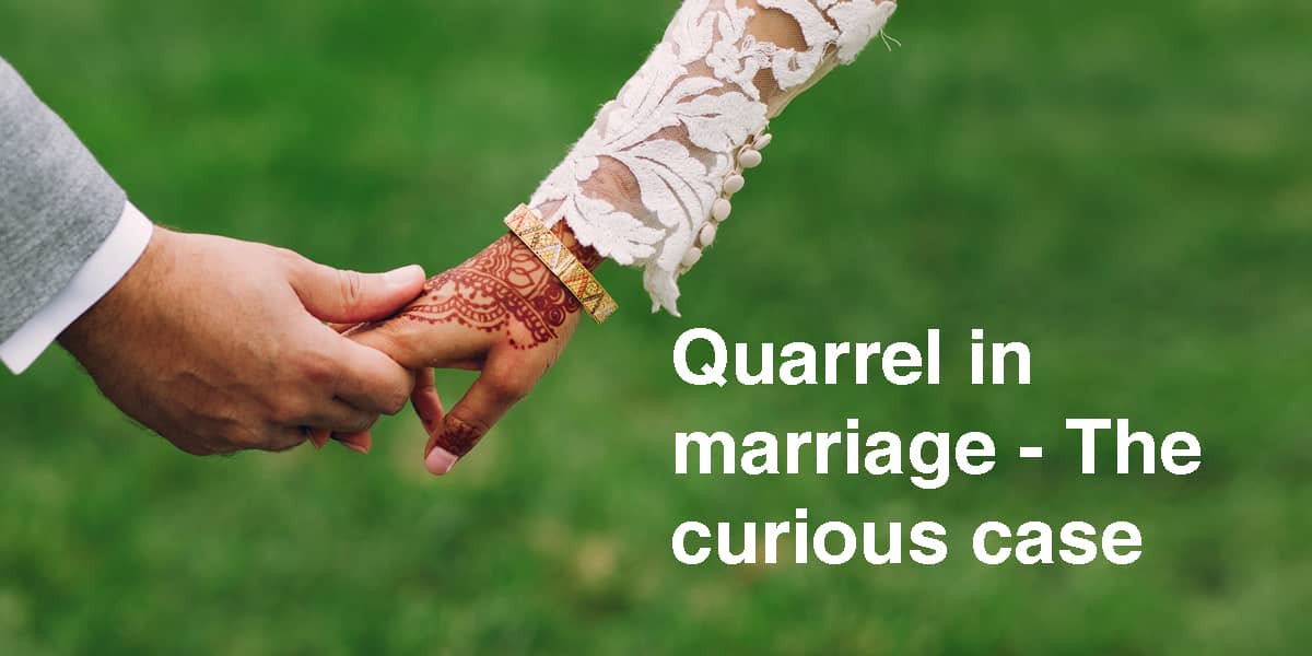 HOW TO AVOID QUARREL IN THE MARRIAGE