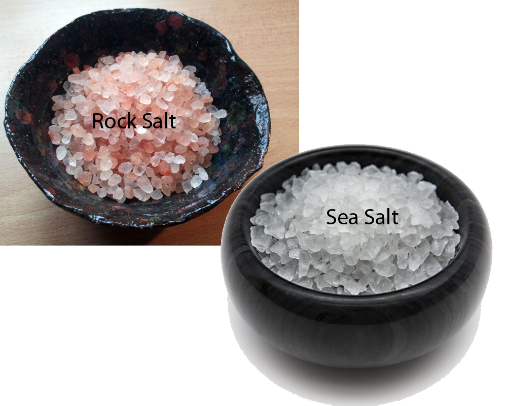 Rock salt vs Sea Salt