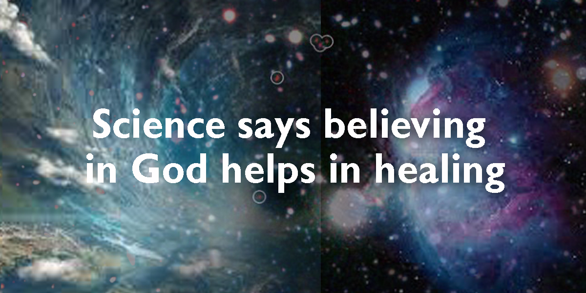Believing in God helps in healing