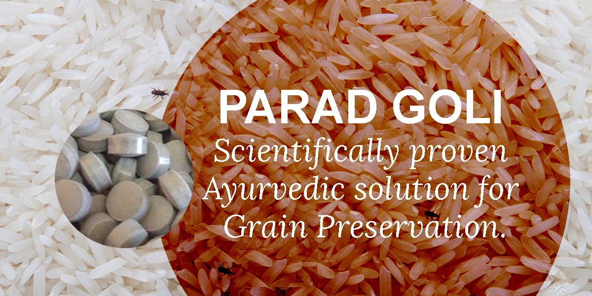 Parad Goli (Mugdha Rasa or Mercury Tablet)– Scientifically proven Ayurvedic solution for Grain Preservation