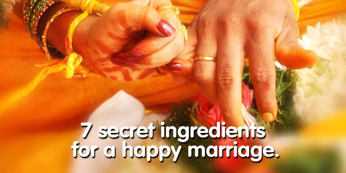 Ayurvedic Doctor shares 7 secret ingredients for a happy marriage