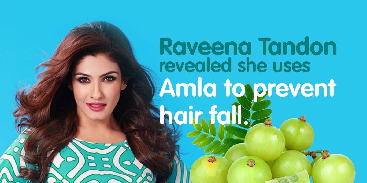 Raveena Tandon revealed she uses Amla to prevent hair fall