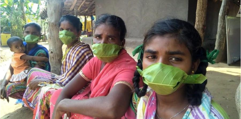 Handmade Leaf Masks