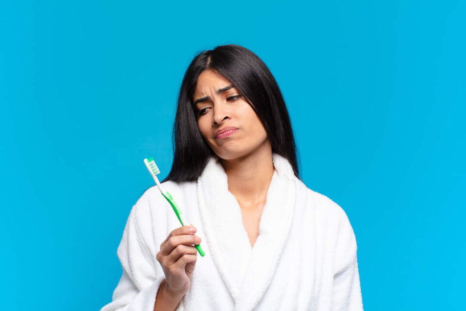 Brushing Teeth with Neem Twigs or Datun for BRIGHT TEETH AND HEALTHY GUM