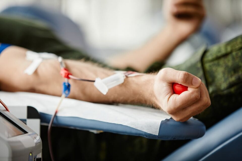 Does donating blood improve heart health?