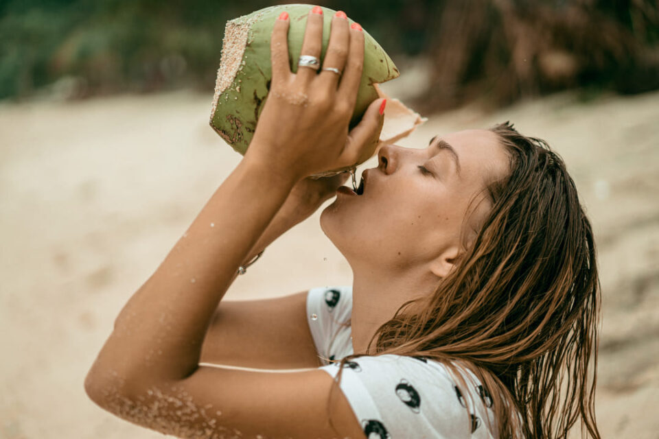 What happens when you drink coconut water for 7 days?
