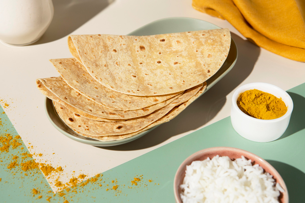 Rice Roti Plate Rice or Roti? The Great Indian Plate Debate - Dr. Brahmanand Nayak