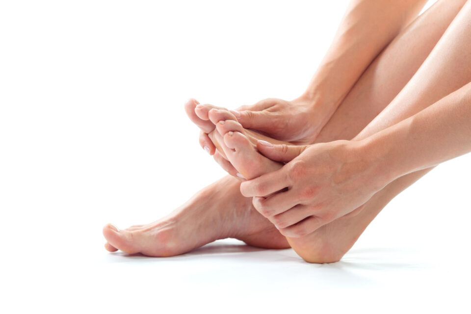 Diabetic foot care while walking