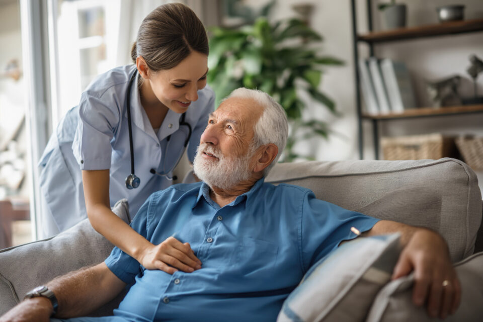 Why do elderly people talk about disease?